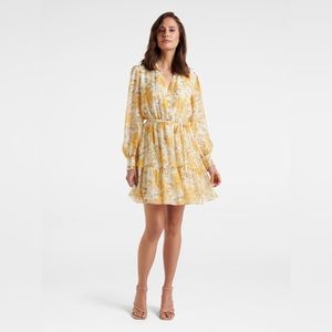 Ever new yellow long sleeve dress